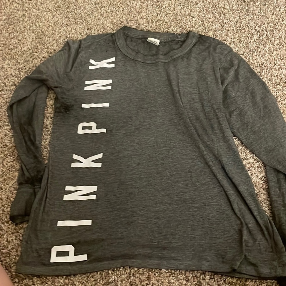 Long sleeve pink shirt